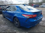 2019 Toyota Camry Se Blue vin: 4T1B11HK1KU220658