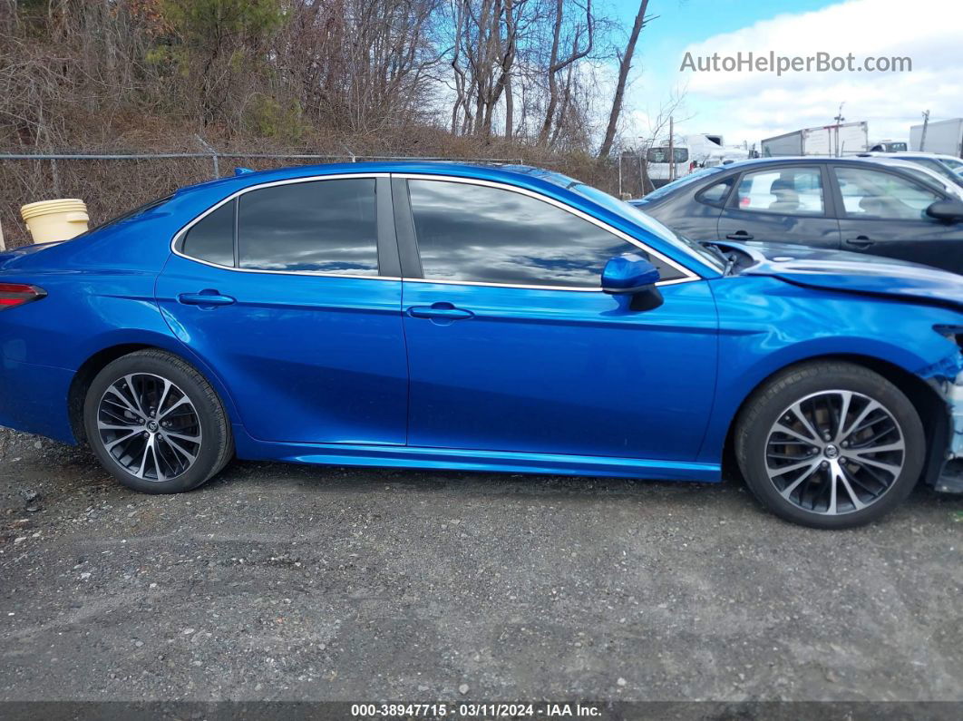 2019 Toyota Camry Se Blue vin: 4T1B11HK1KU220658