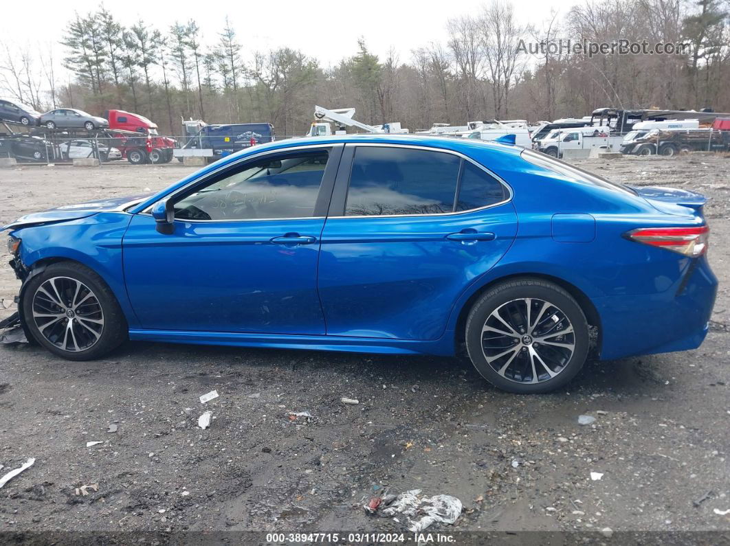 2019 Toyota Camry Se Blue vin: 4T1B11HK1KU220658