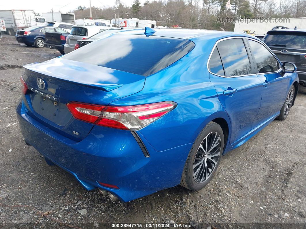 2019 Toyota Camry Se Синий vin: 4T1B11HK1KU220658