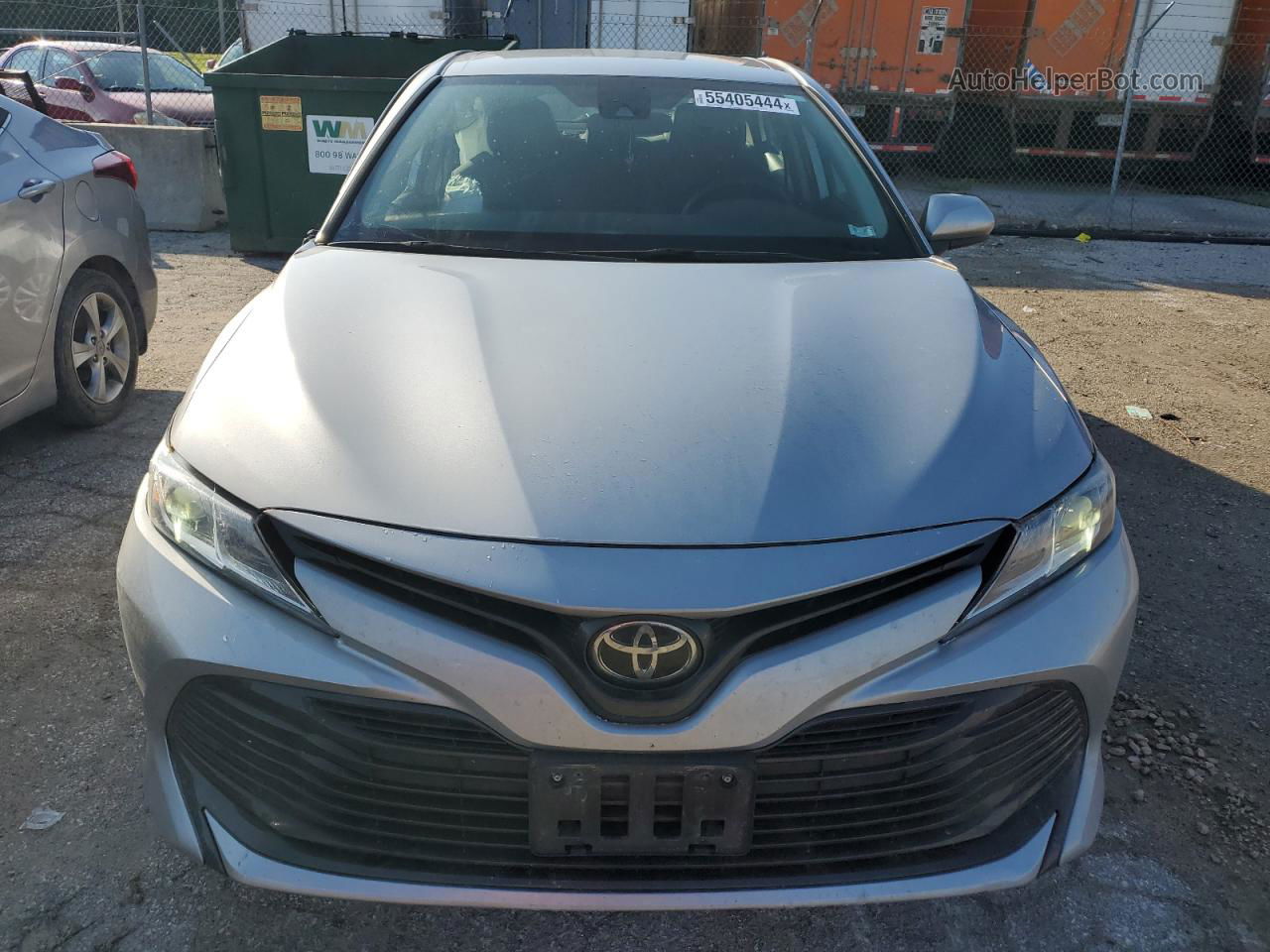 2019 Toyota Camry L Silver vin: 4T1B11HK1KU232812