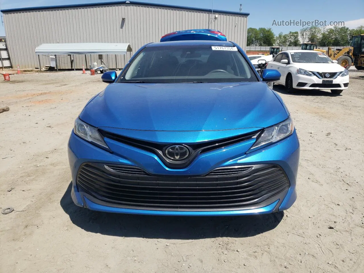 2019 Toyota Camry L Blue vin: 4T1B11HK1KU234737