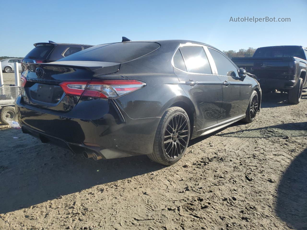 2019 Toyota Camry L Black vin: 4T1B11HK1KU242580