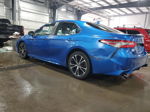 2019 Toyota Camry L Blue vin: 4T1B11HK1KU260142