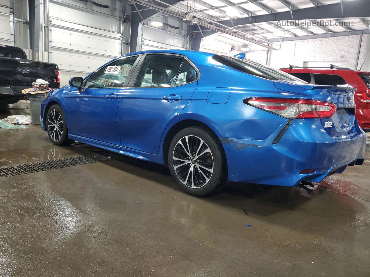 2019 Toyota Camry L Синий vin: 4T1B11HK1KU260142