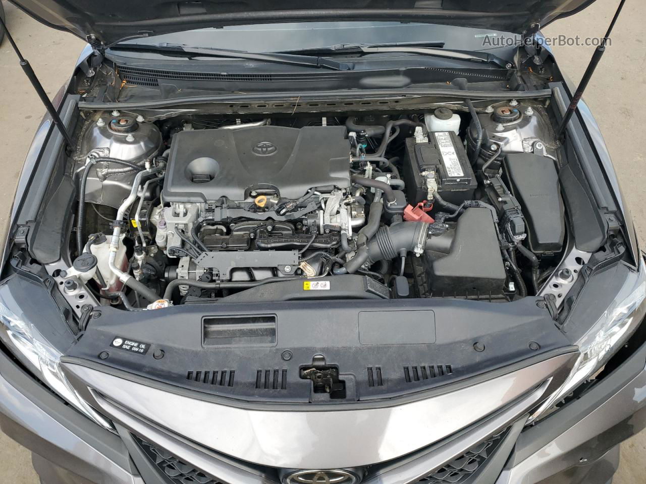 2019 Toyota Camry L Серый vin: 4T1B11HK1KU260593