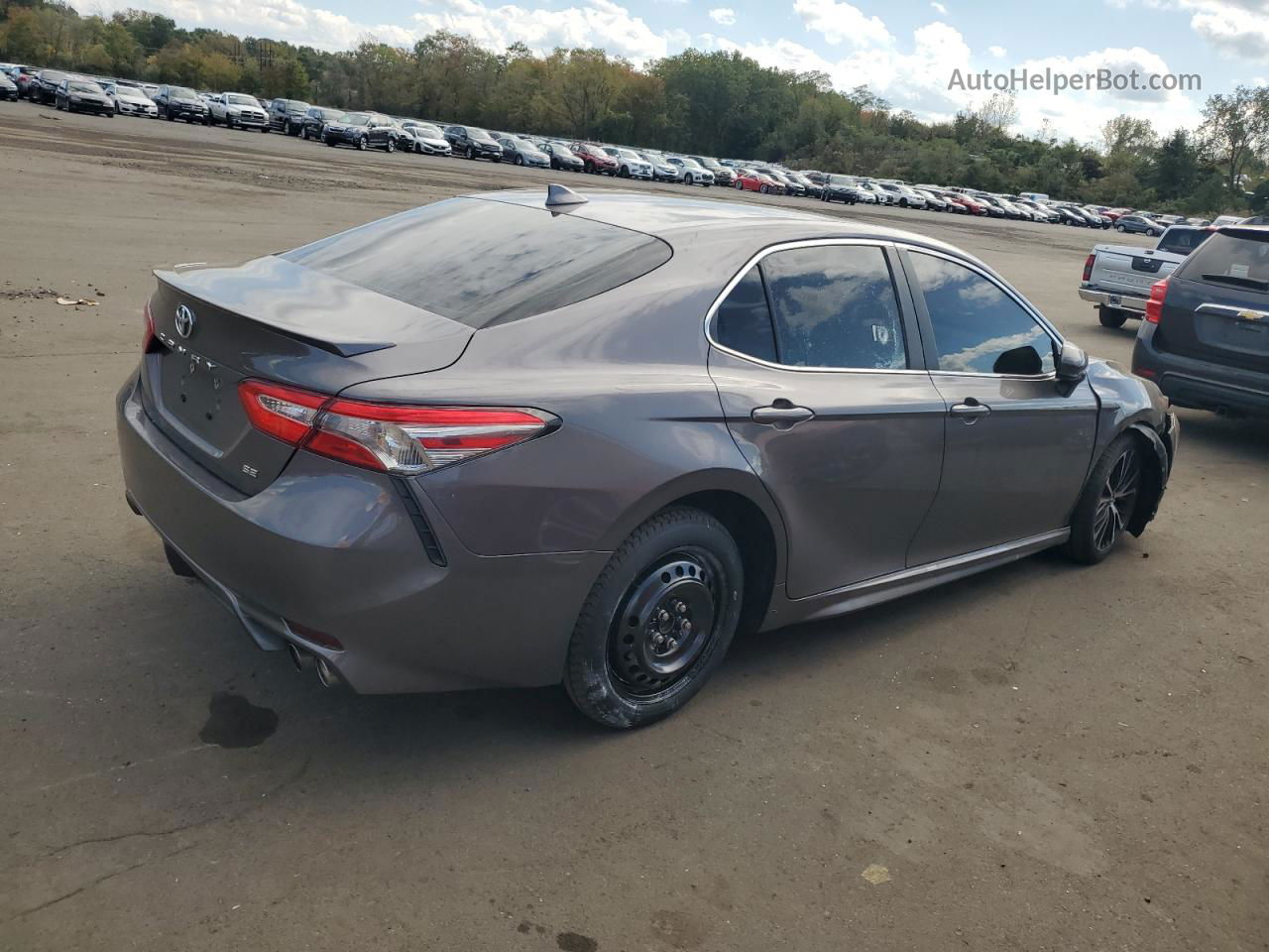 2019 Toyota Camry L Серый vin: 4T1B11HK1KU260593