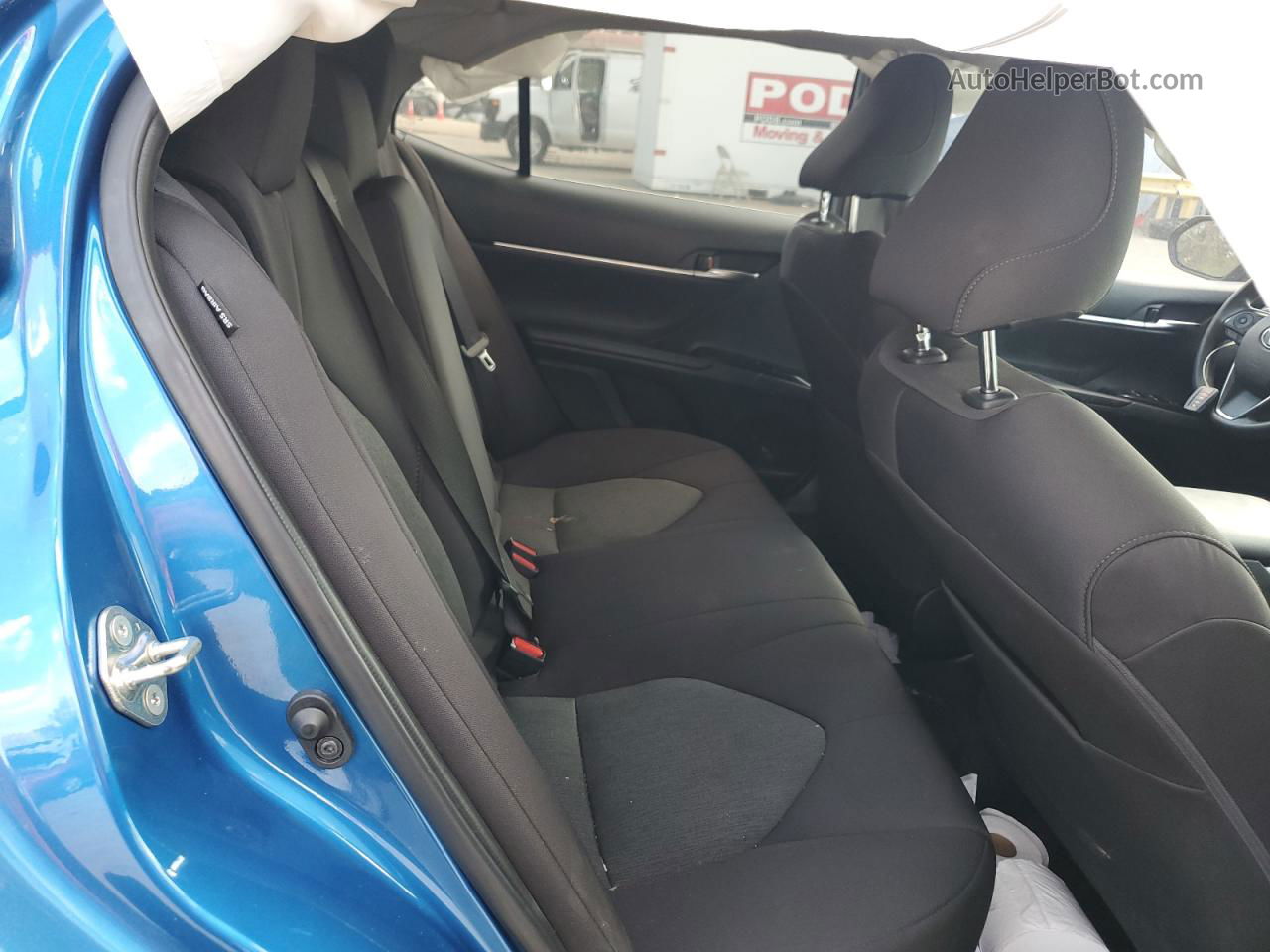 2019 Toyota Camry L Blue vin: 4T1B11HK1KU299815