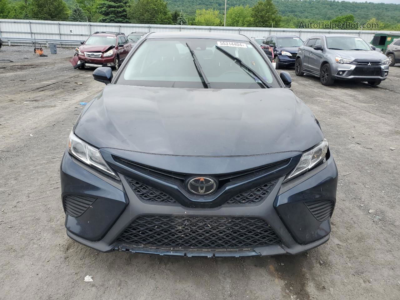 2019 Toyota Camry L Black vin: 4T1B11HK1KU680371