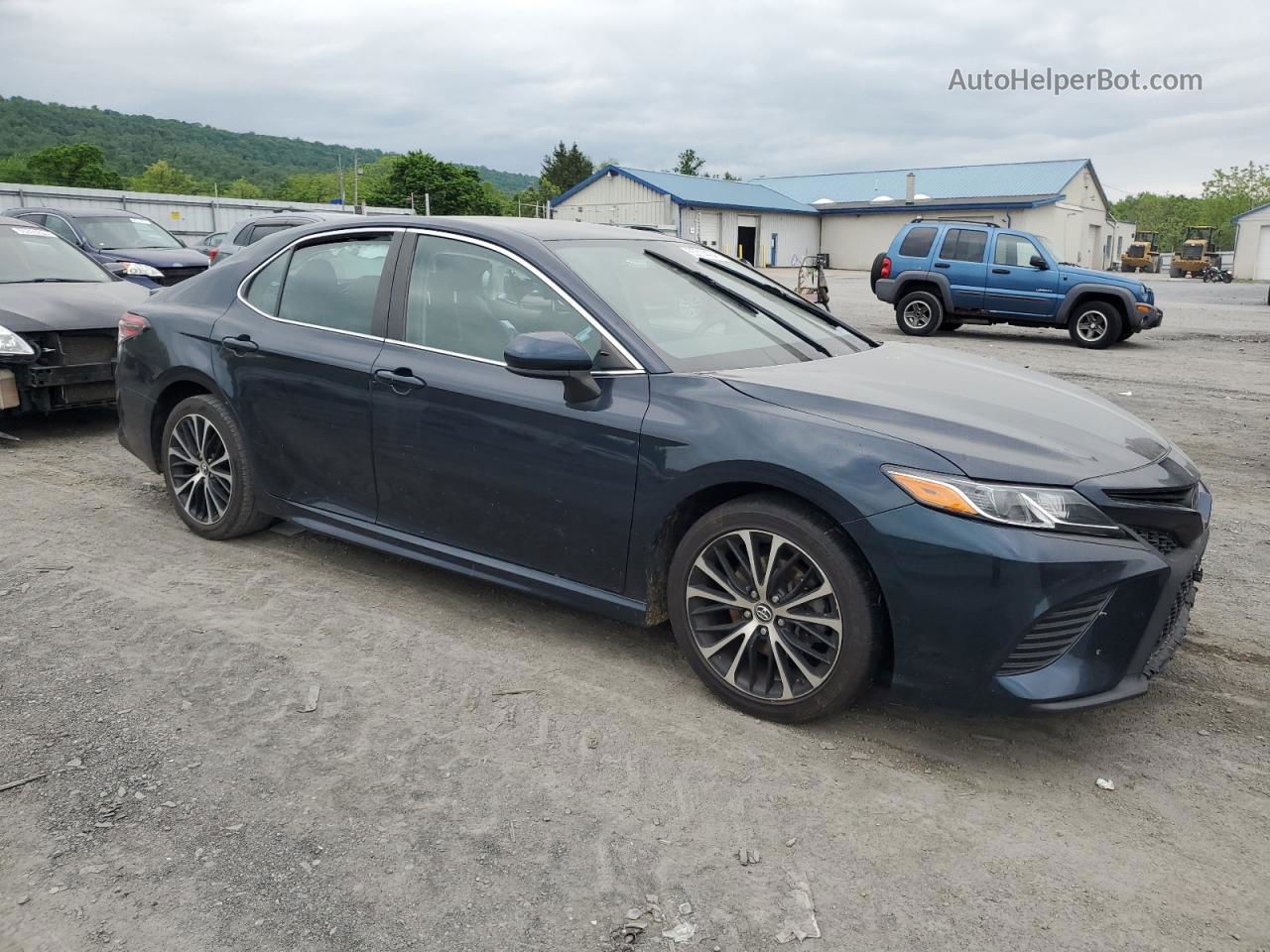 2019 Toyota Camry L Black vin: 4T1B11HK1KU680371