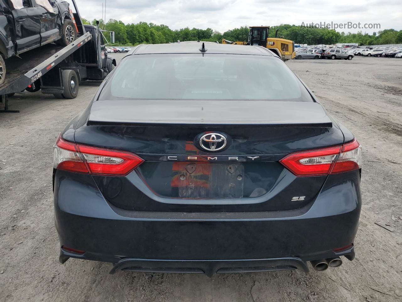 2019 Toyota Camry L Black vin: 4T1B11HK1KU680371