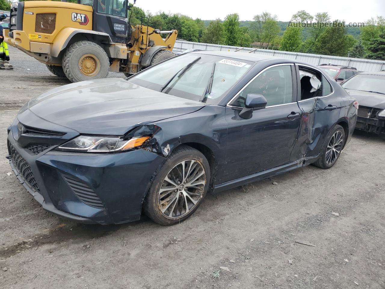 2019 Toyota Camry L Black vin: 4T1B11HK1KU680371