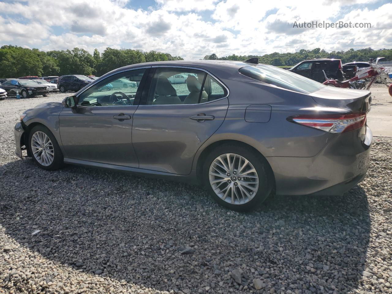 2019 Toyota Camry L Серый vin: 4T1B11HK1KU702840