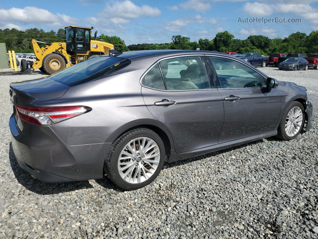 2019 Toyota Camry L Серый vin: 4T1B11HK1KU702840