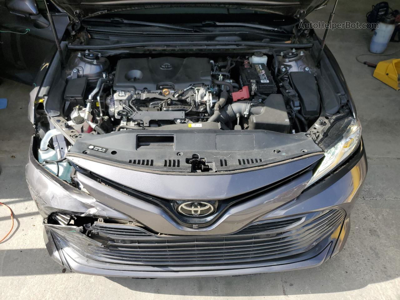 2019 Toyota Camry L Серый vin: 4T1B11HK1KU702840