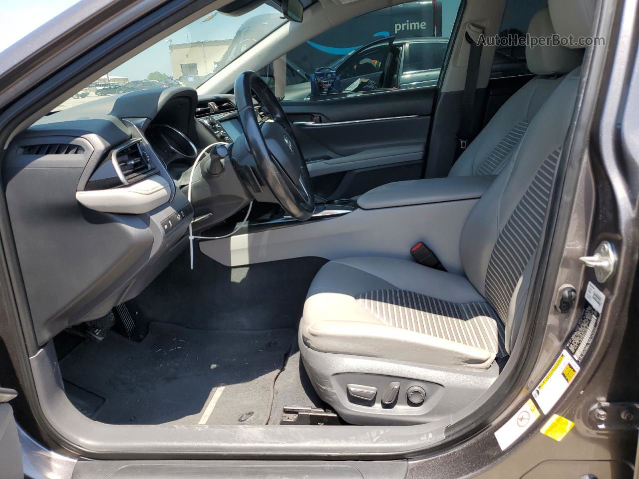 2019 Toyota Camry L Charcoal vin: 4T1B11HK1KU726295