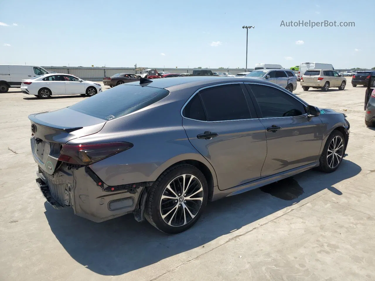 2019 Toyota Camry L Charcoal vin: 4T1B11HK1KU726295