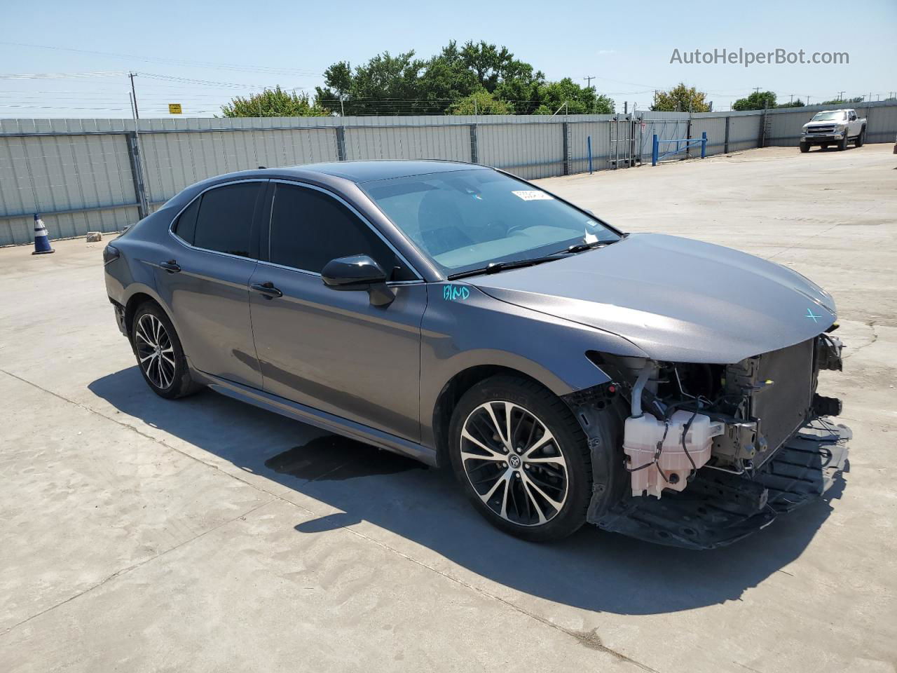 2019 Toyota Camry L Charcoal vin: 4T1B11HK1KU726295