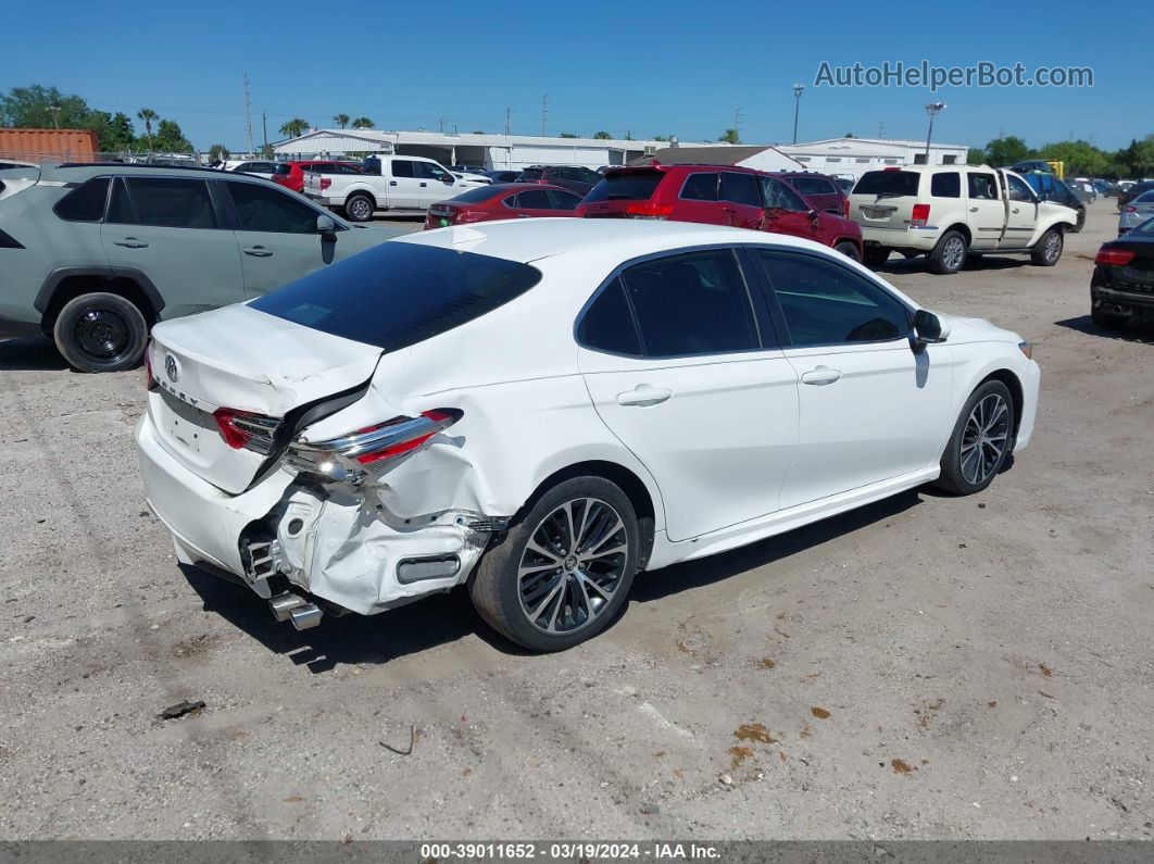 2019 Toyota Camry Se Белый vin: 4T1B11HK1KU746868