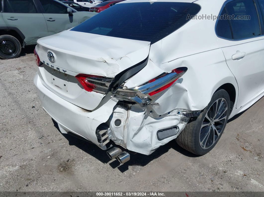 2019 Toyota Camry Se Белый vin: 4T1B11HK1KU746868