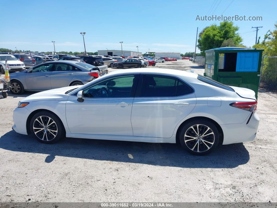 2019 Toyota Camry Se White vin: 4T1B11HK1KU746868