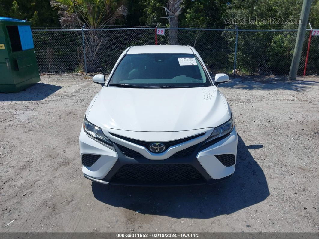 2019 Toyota Camry Se Белый vin: 4T1B11HK1KU746868