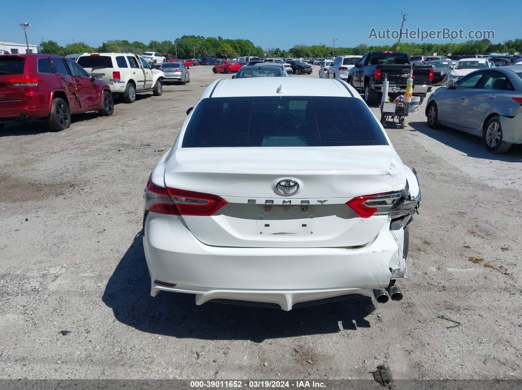 2019 Toyota Camry Se Белый vin: 4T1B11HK1KU746868