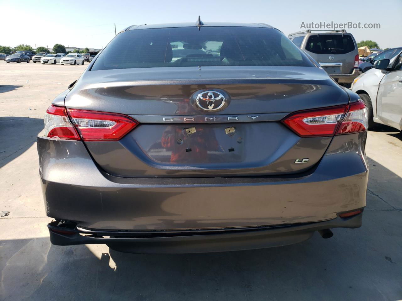 2019 Toyota Camry L Gray vin: 4T1B11HK1KU751813