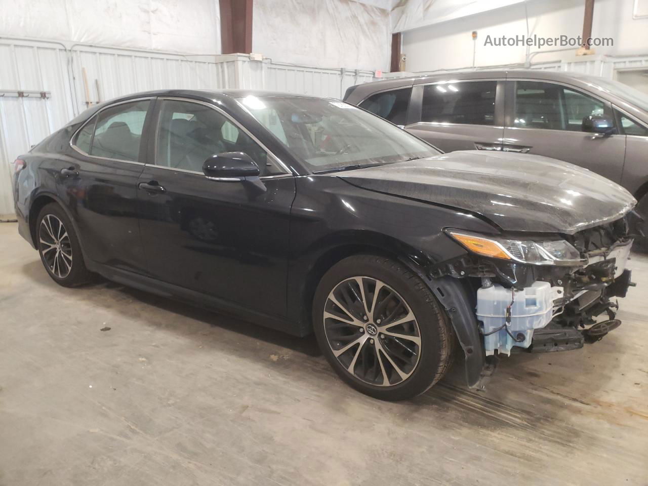 2019 Toyota Camry L Black vin: 4T1B11HK1KU772287