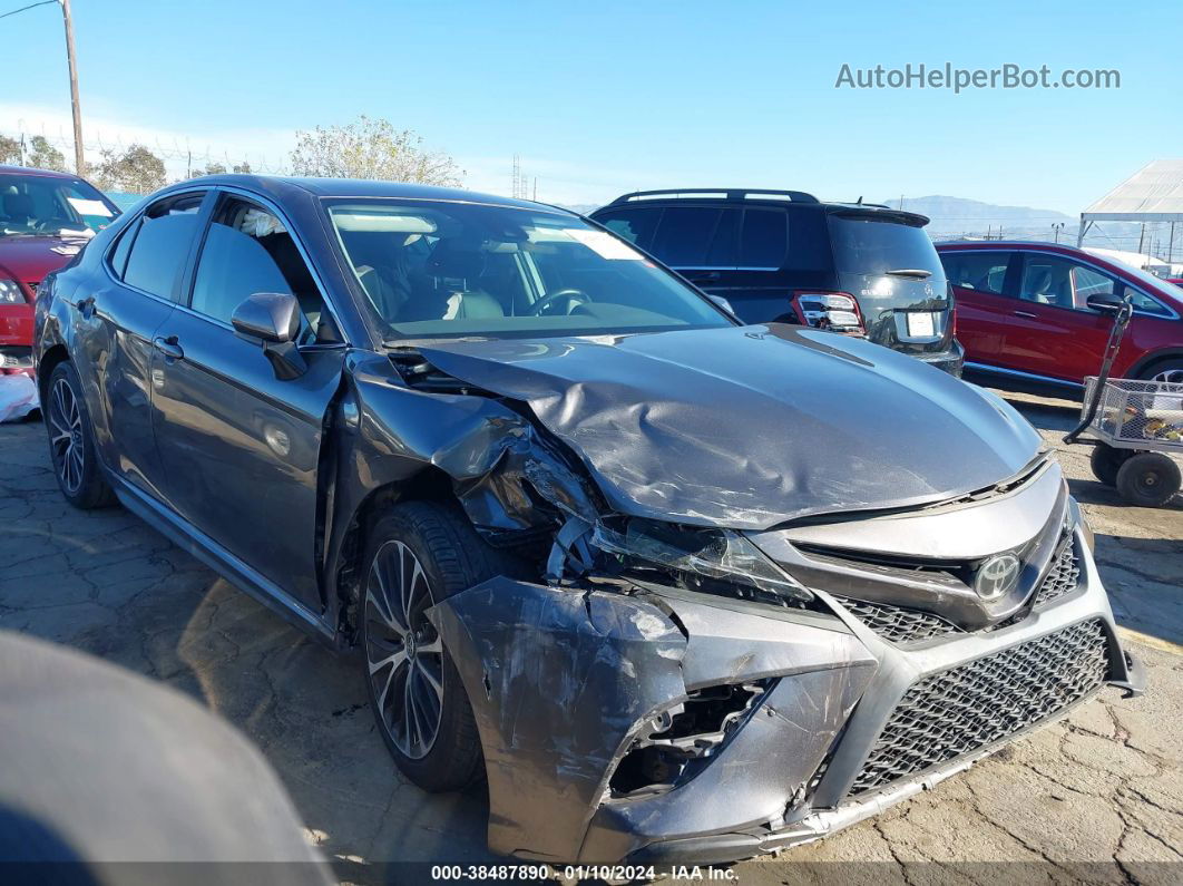 2019 Toyota Camry Se Gray vin: 4T1B11HK1KU786478