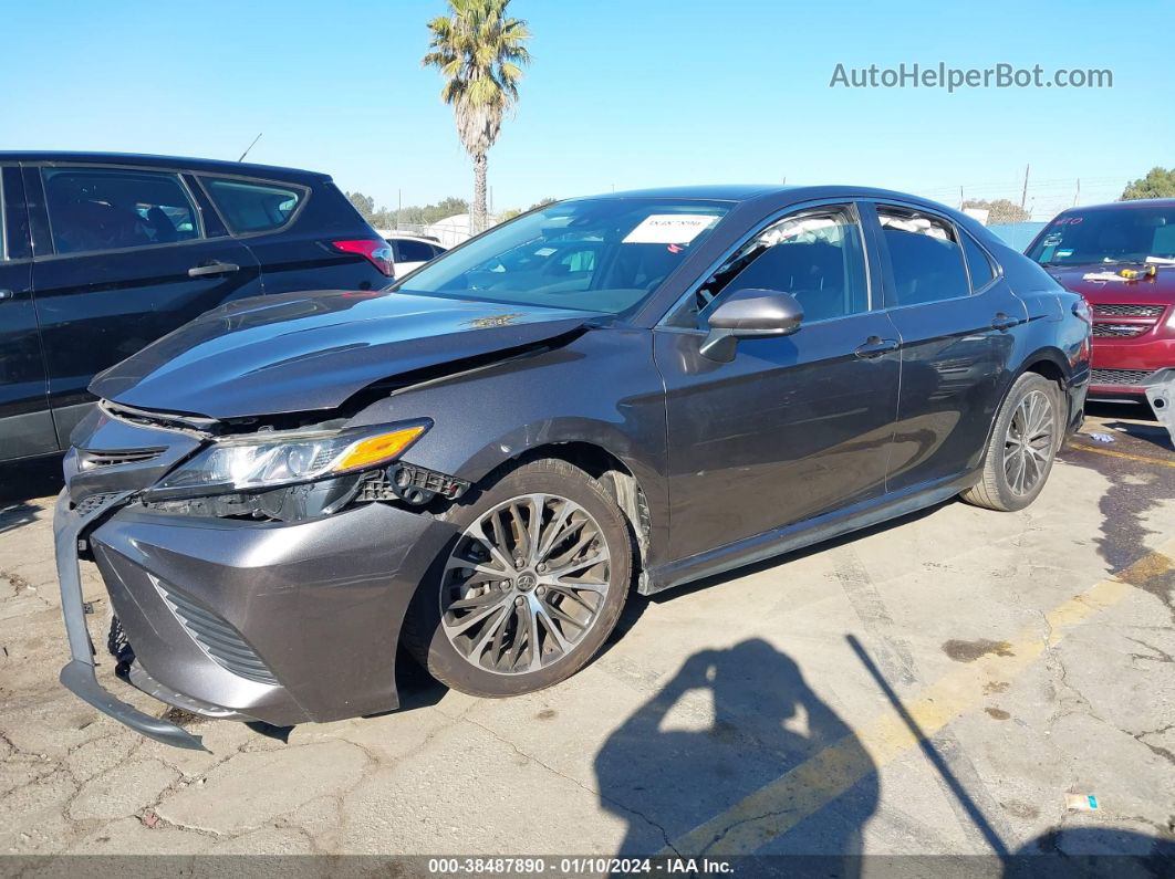 2019 Toyota Camry Se Gray vin: 4T1B11HK1KU786478