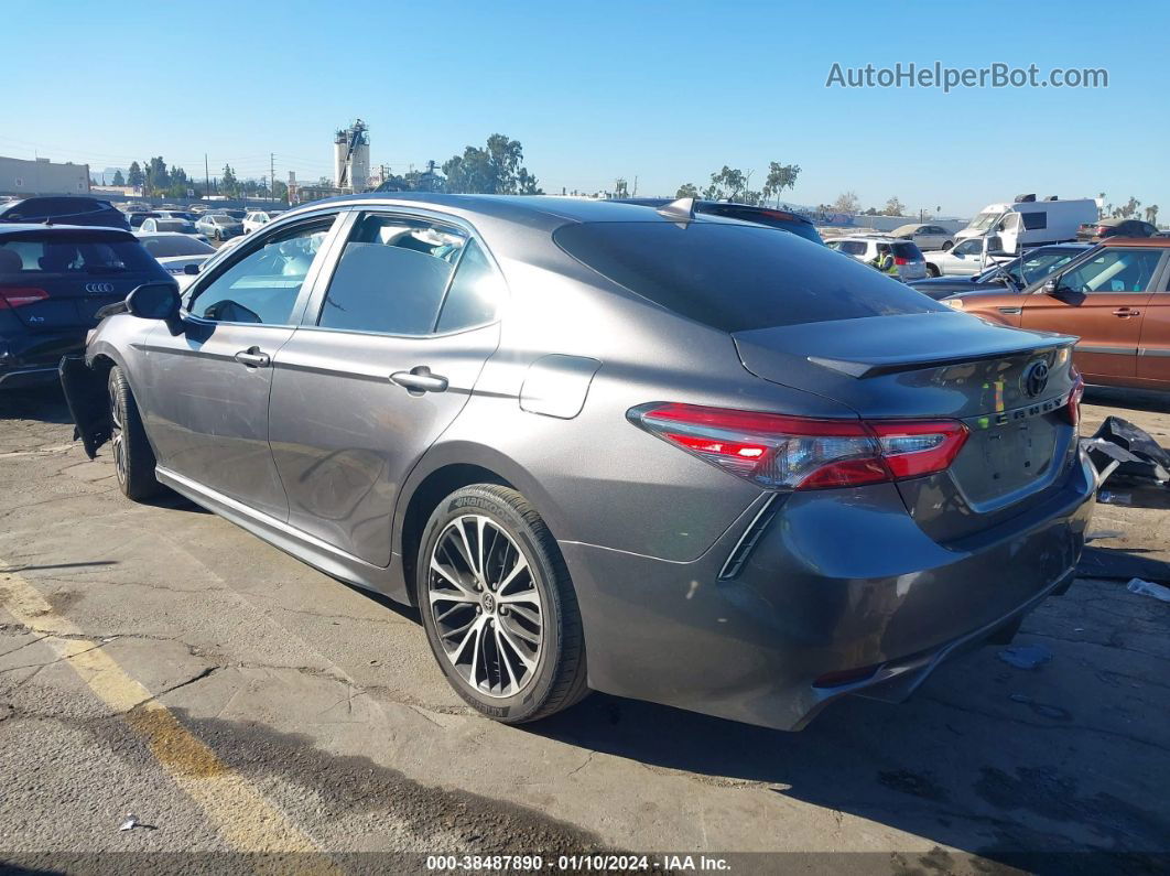 2019 Toyota Camry Se Gray vin: 4T1B11HK1KU786478