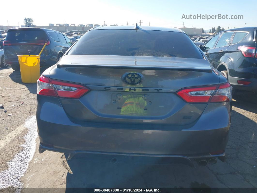 2019 Toyota Camry Se Gray vin: 4T1B11HK1KU786478