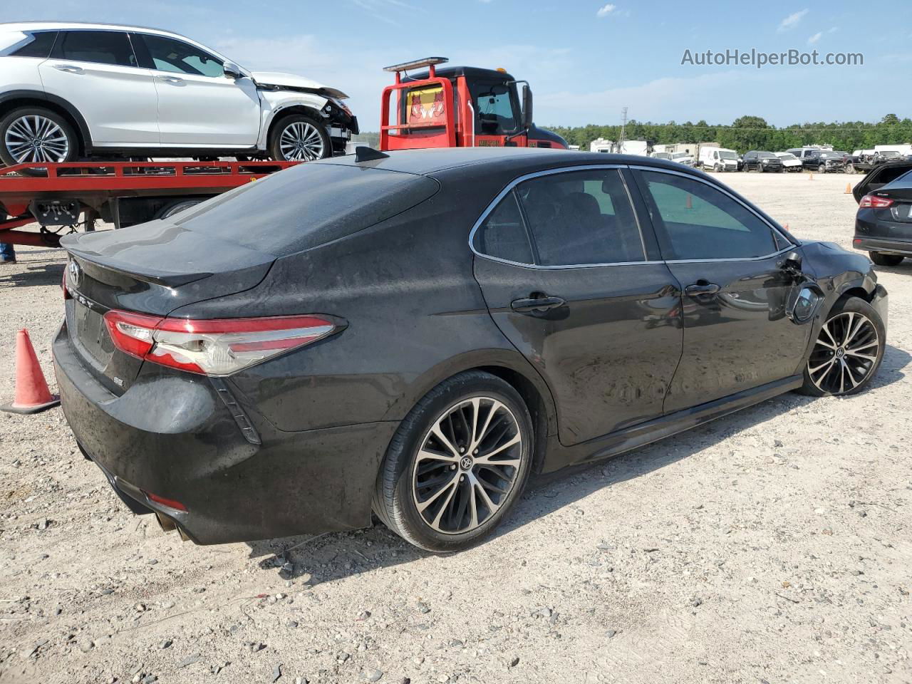 2019 Toyota Camry L Черный vin: 4T1B11HK1KU787808