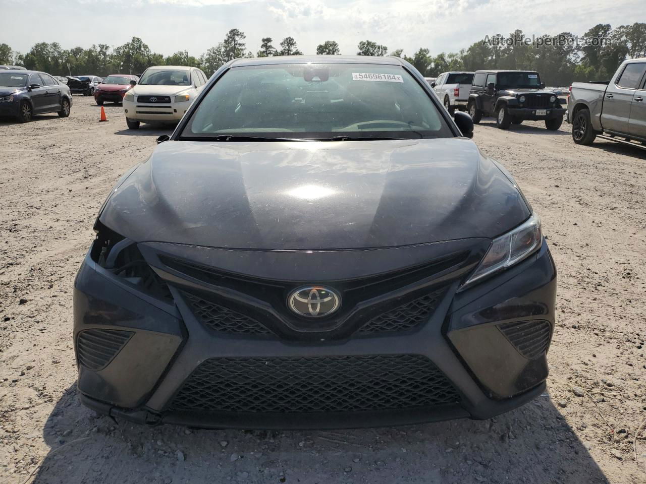 2019 Toyota Camry L Черный vin: 4T1B11HK1KU787808