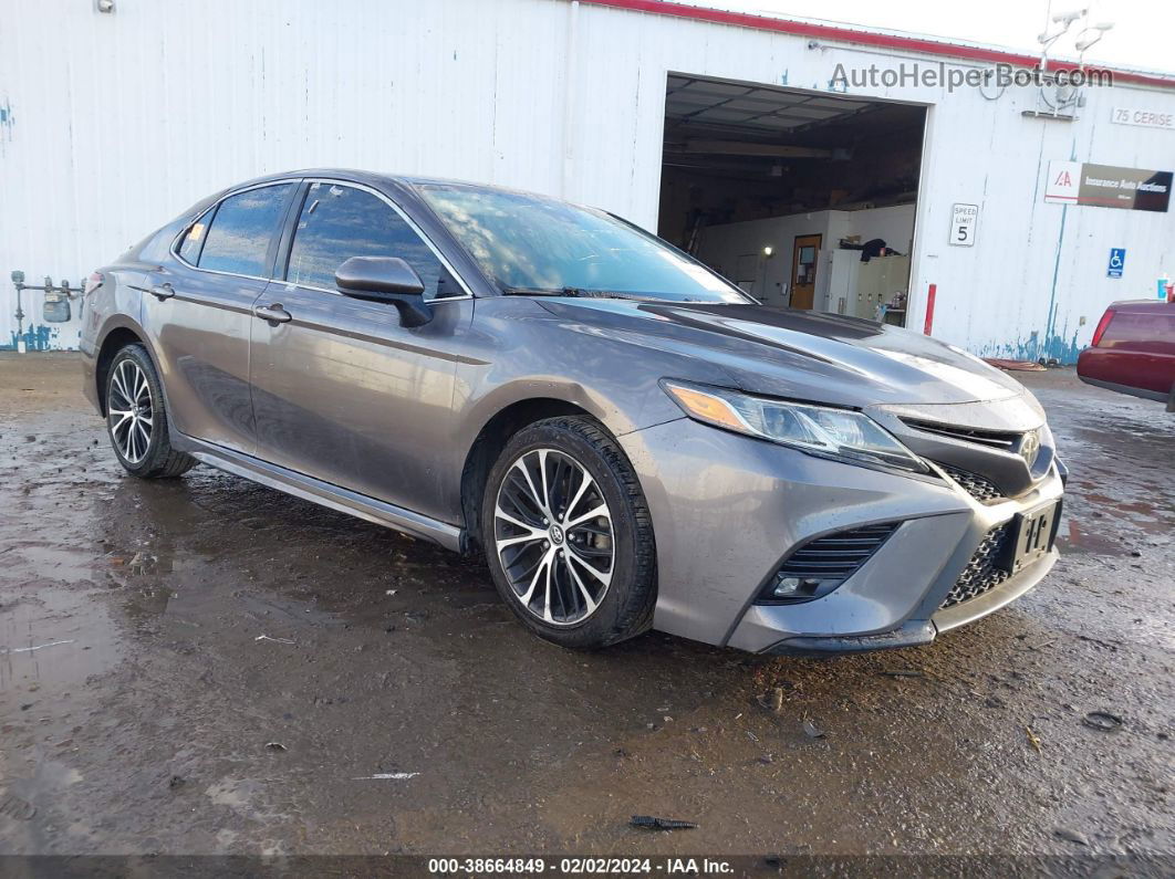 2019 Toyota Camry Se Gray vin: 4T1B11HK1KU789302