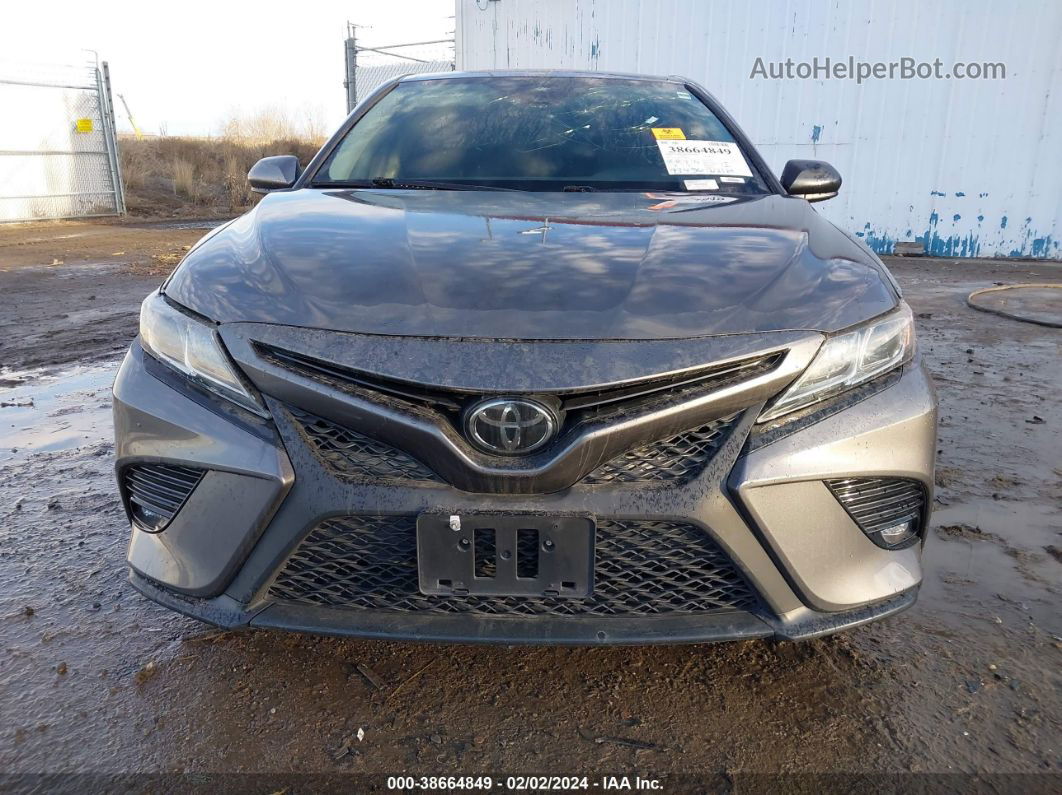 2019 Toyota Camry Se Серый vin: 4T1B11HK1KU789302