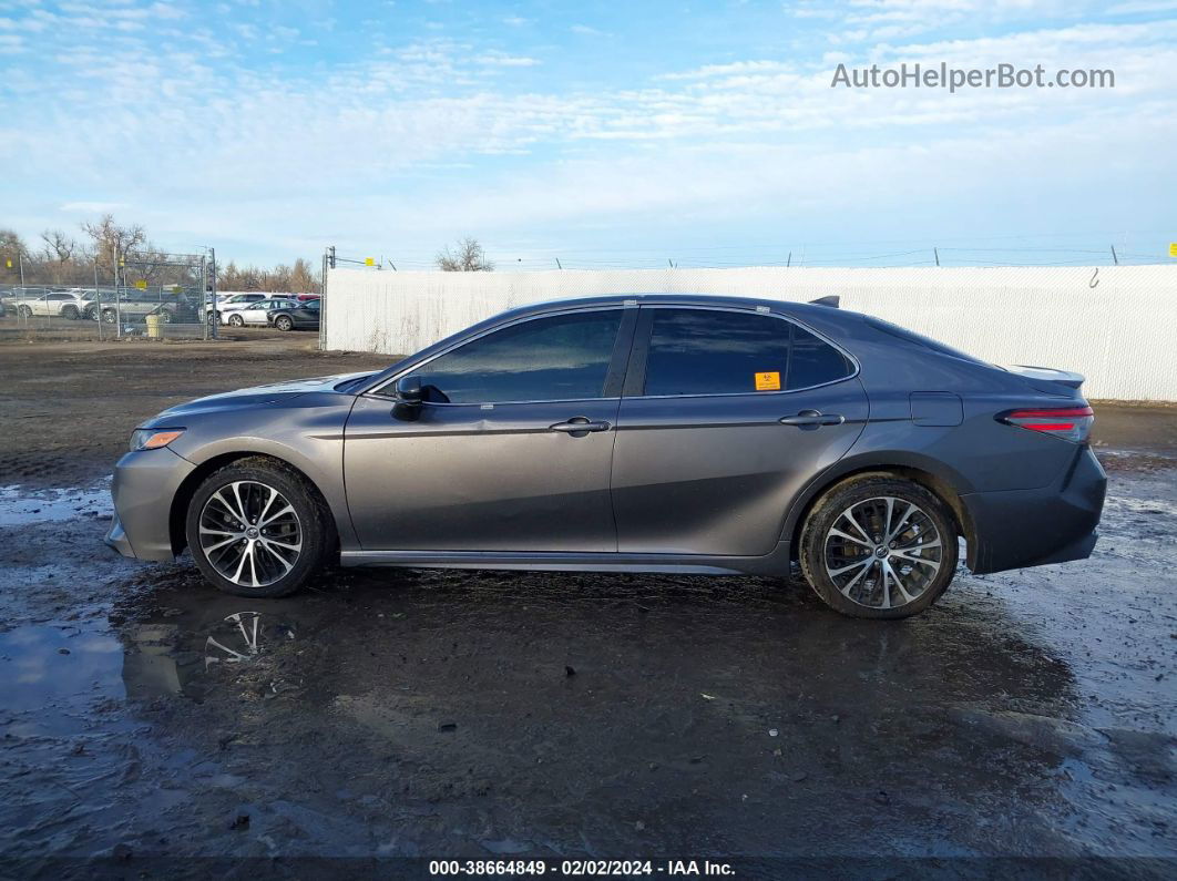 2019 Toyota Camry Se Gray vin: 4T1B11HK1KU789302