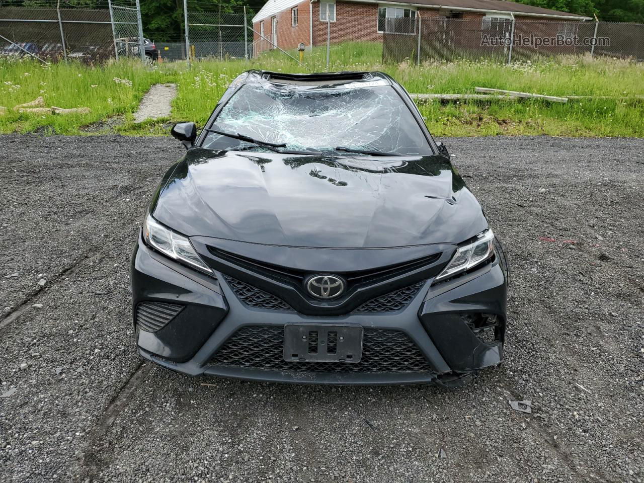 2019 Toyota Camry L Black vin: 4T1B11HK1KU831550