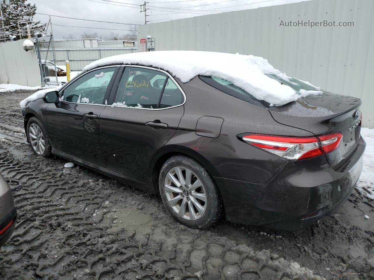 2019 Toyota Camry L Black vin: 4T1B11HK1KU837283