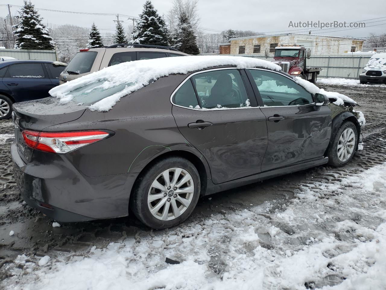 2019 Toyota Camry L Black vin: 4T1B11HK1KU837283