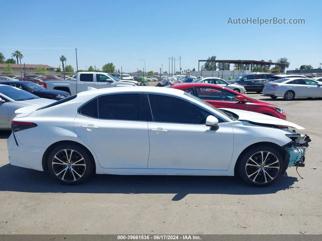 2019 Toyota Camry Se White vin: 4T1B11HK1KU839664