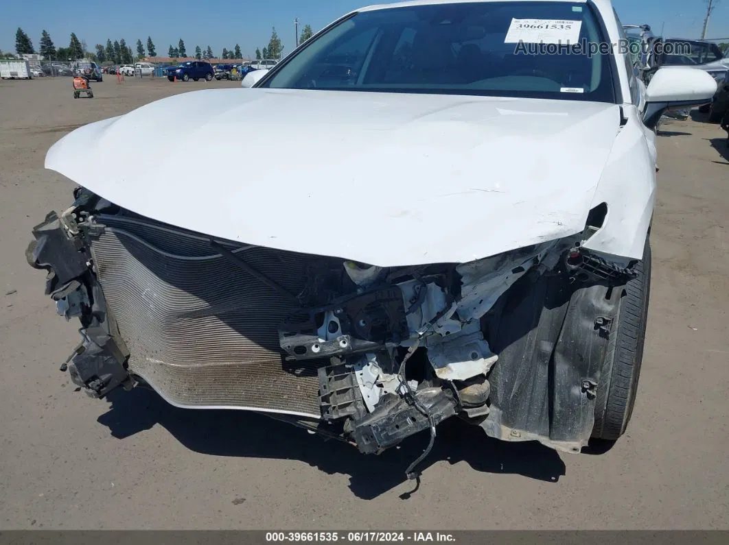 2019 Toyota Camry Se White vin: 4T1B11HK1KU839664