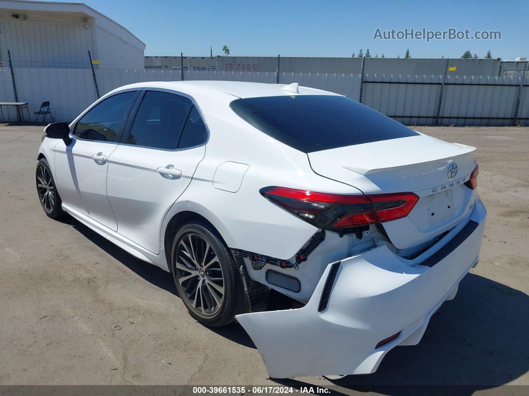 2019 Toyota Camry Se White vin: 4T1B11HK1KU839664