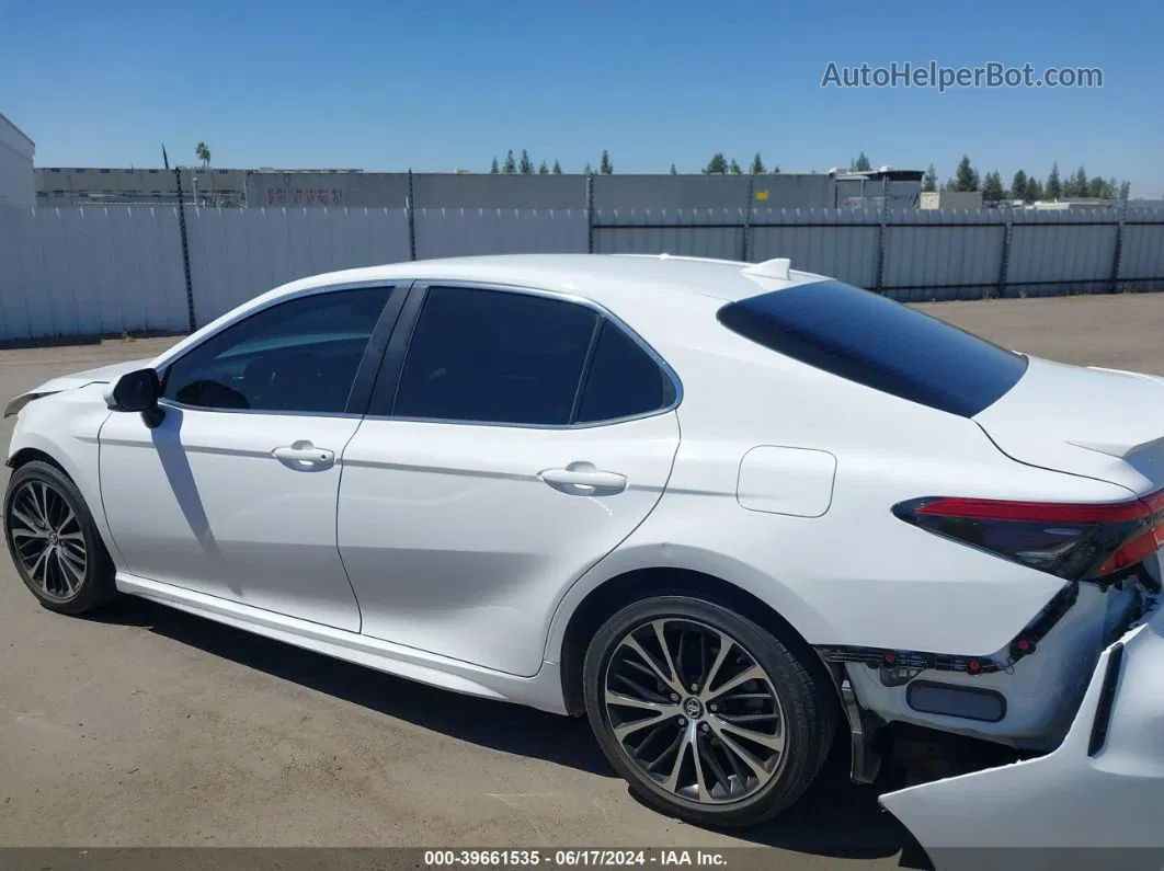 2019 Toyota Camry Se White vin: 4T1B11HK1KU839664