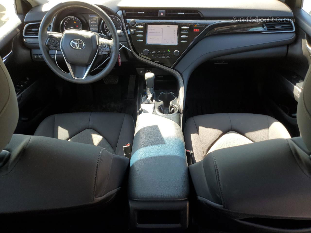 2019 Toyota Camry L Темно-бордовый vin: 4T1B11HK1KU842404