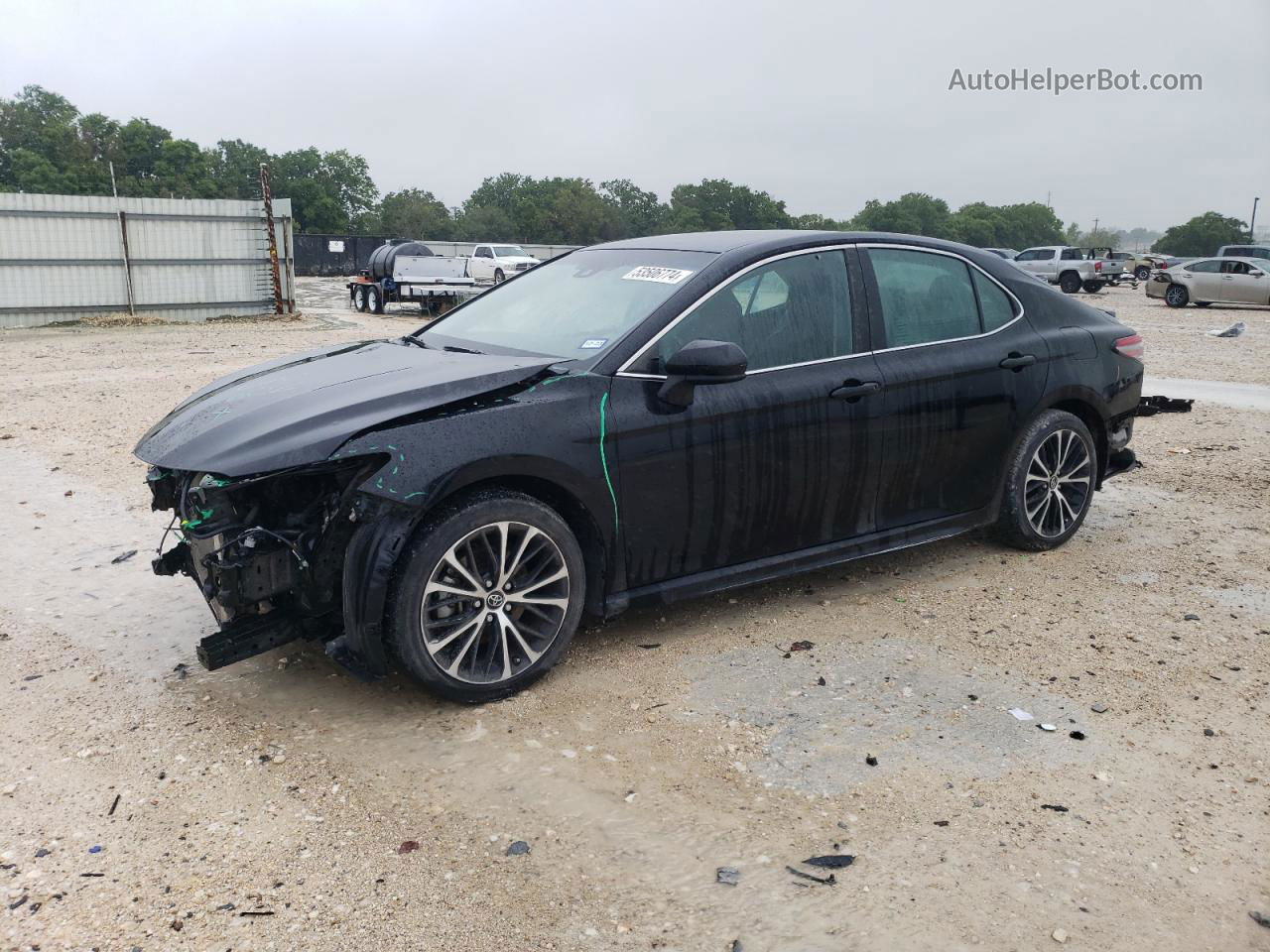 2019 Toyota Camry L Black vin: 4T1B11HK2KU165072