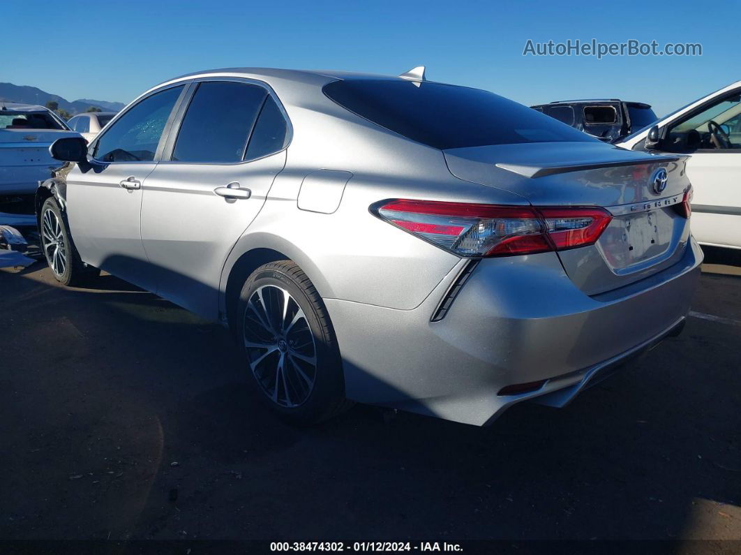 2019 Toyota Camry Se Silver vin: 4T1B11HK2KU168411