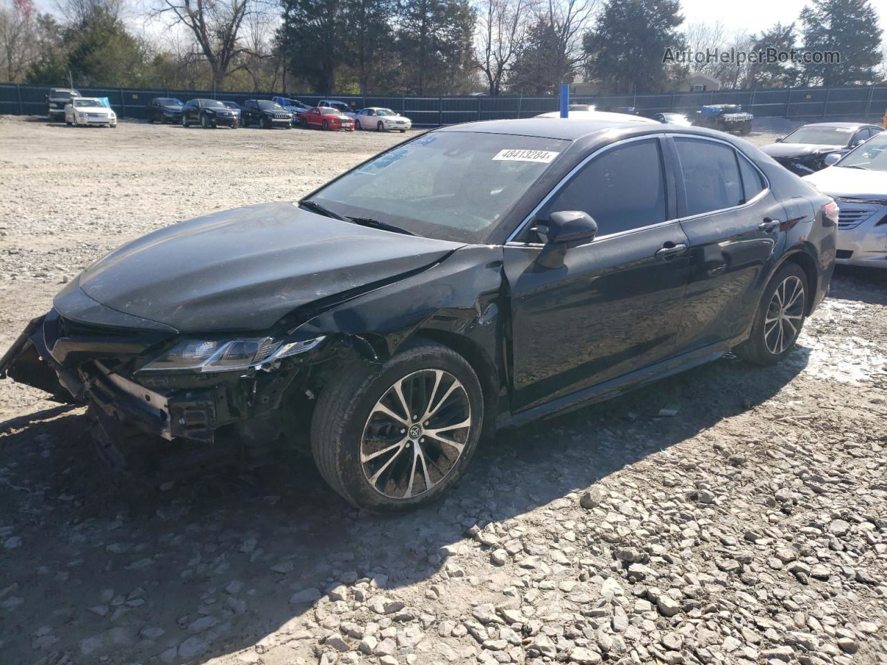 2019 Toyota Camry L Черный vin: 4T1B11HK2KU170661