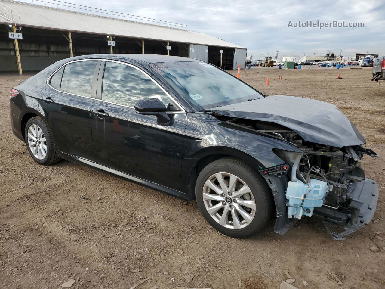 2019 Toyota Camry L Black vin: 4T1B11HK2KU171695